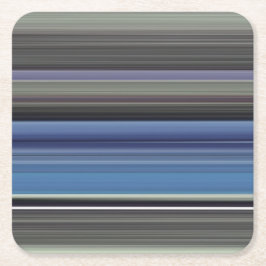 Dessous De Verre Carré Abstract #1: Blue and grey