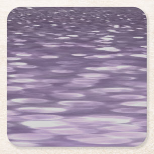Dessous De Verre Carré Abstrait #1 : Ultra Violet Shimmer