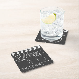 Dessous De Verre Carré Accueil Personnalisé Théâtre Personnalisé Clapboar