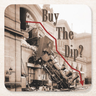 Dessous De Verre Carré Acheter L'Humour Du Marché Stock Dip
