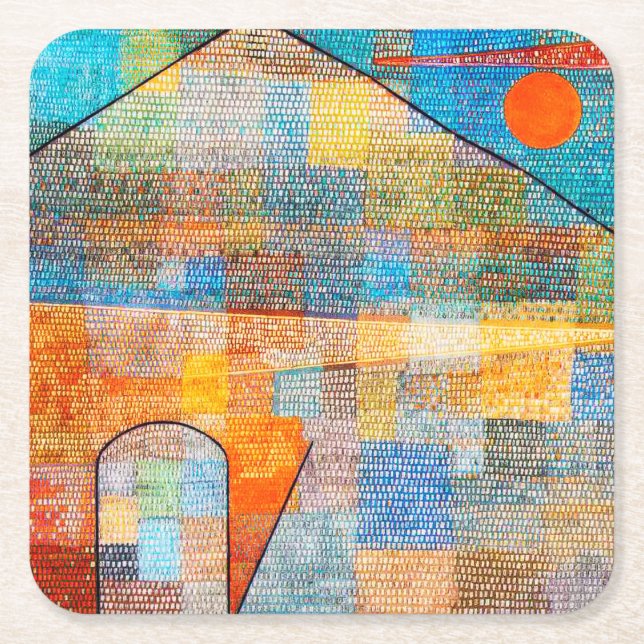 Dessous De Verre Carré Ad Parnassum, Paul Klee (Devant)