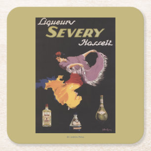 Dessous De Verre Carré Affiche promotionnelle de Severy Hasselt de