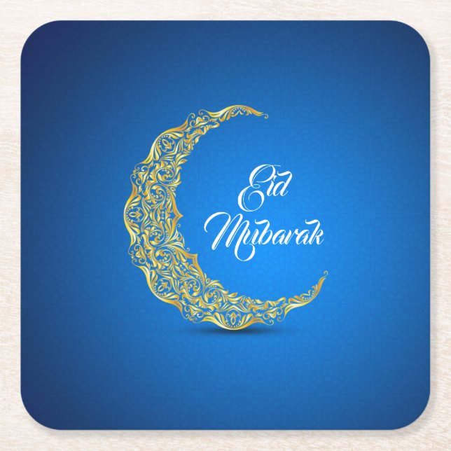 Dessous De Verre Carré Aïd Moubarak / Ramadan (Devant)