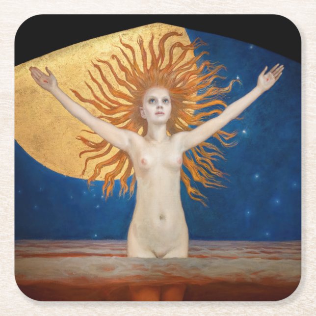 Dessous De Verre Carré Akseli Gallen-Kallela - Ad Astra (Devant)