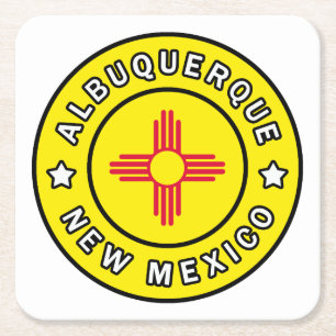 Dessous De Verre Carré Albuquerque Nouveau-Mexique