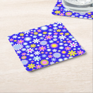 Dessous De Verre Carré Alimentation bleue