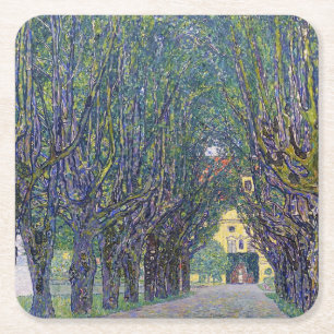 Dessous De Verre Carré Allee à Schloss Kammer, Gustav Klimt