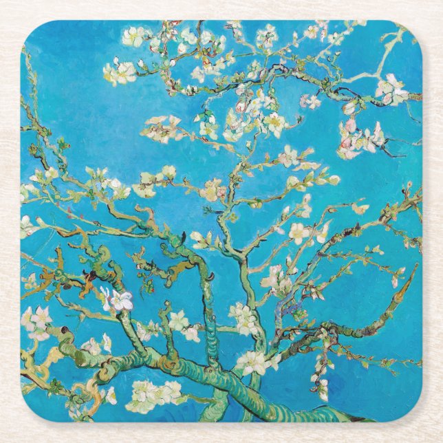 Dessous De Verre Carré Almond Blossom, Vincent van Gogh (Devant)