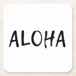 Dessous De Verre Carré Aloha