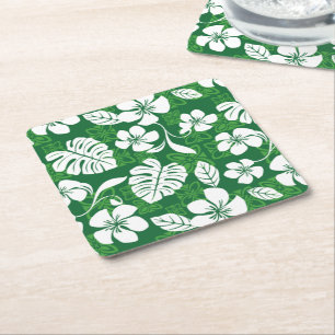 DESSOUS DE VERRE CARRÉ ALOHA VENDREDI (VERT)