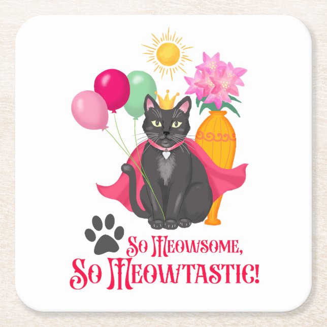 Dessous De Verre Carré Alors Mowsome, Si Mowtastic ! (Devant)