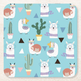 Dessous De Verre Carré Alpaca/Llama, événement