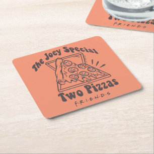 Dessous De Verre Carré AMIS™   Joey Pizza Citation