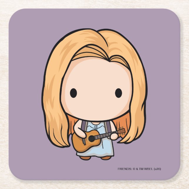 Dessous De Verre Carré AMIS™ | Phoebe Chibi (Devant)