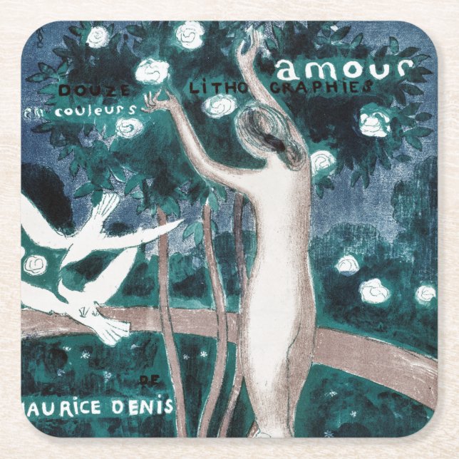 Dessous De Verre Carré Amour (Amour), Maurice Denis (Devant)