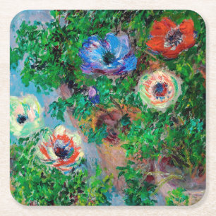 Dessous De Verre Carré Anémone, Monet