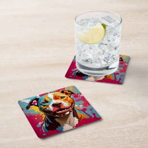 Dessous De Verre Carré Anniversaire Staffordshire