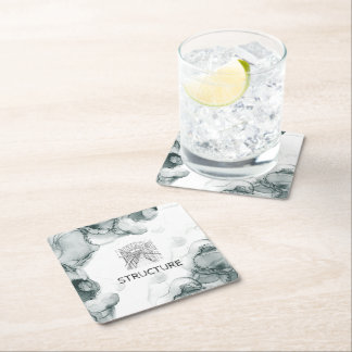 Dessous De Verre Carré Aquarelle ton Leeds