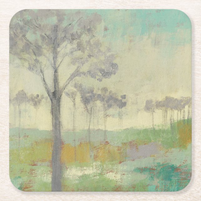 Dessous De Verre Carré Arbre (Devant)
