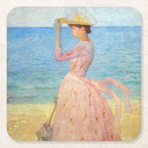 Dessous De Verre Carré Aristide Maillol - Femme à l'ombrelle