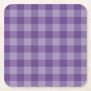 Dessous De Verre Carré Arrière - plan checkered violet