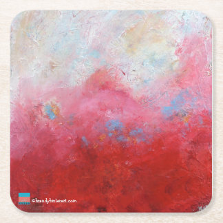 Dessous De Verre Carré Art abstrait