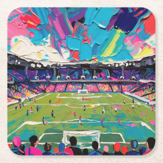 Dessous De Verre Carré Art du football (#3)