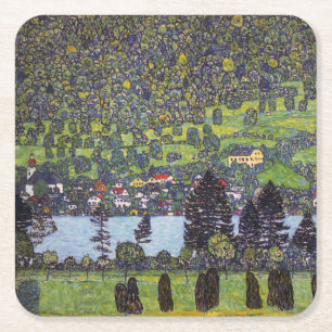 Dessous De Verre Carré Au Lac Atter, Gustav Klimt