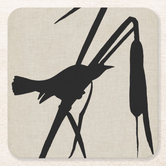 Dessous De Verre Carré Audubon Silhouette II (Devant)