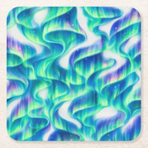 Aurore Boréale Motif Abstrait
