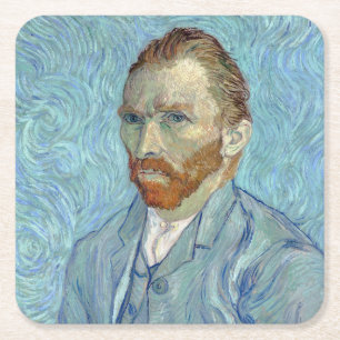 Dessous De Verre Carré Autoportrait, Vincent van Gogh, 1889