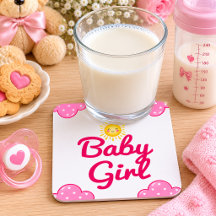 baby shower fille nuage rose