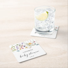 Baby shower Floral Fleur sauvage