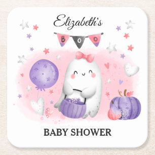 Dessous De Verre Carré Baby shower Halloween Dessous de verre en papier m