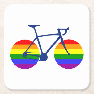 Dessous De Verre Carré Balade En Vélo Pride