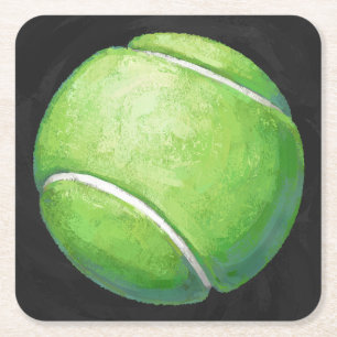 Dessous De Verre Carré Ball de tennis