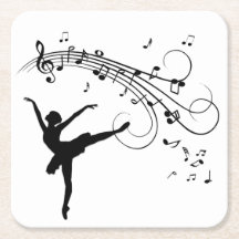 Ballerina Dancing and Music Follows