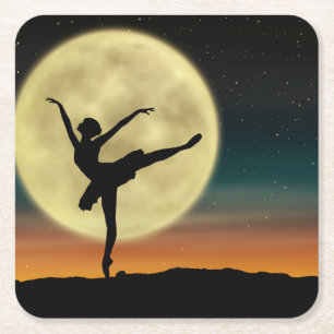 Dessous De Verre Carré Ballet Lune