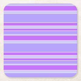 Dessous De Verre Carré Bandes violettes