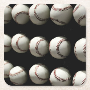 Dessous De Verre Carré Baseballs