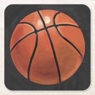 Dessous De Verre Carré Basket