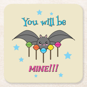 Dessous De Verre Carré Bat Craving Lollipops