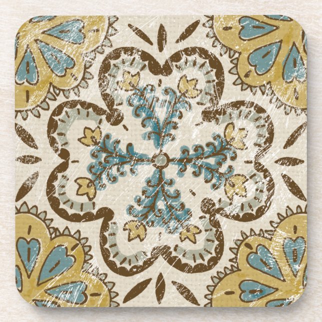 Dessous-de-verre Carré Batik II non inscrit (Devant)