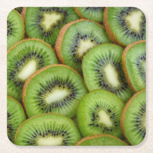 Dessous De Verre Carré Beau frais KiWi prêt à manger