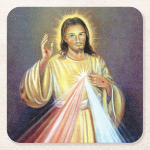 Dessous De Verre Carré Beau Jésus-Christ