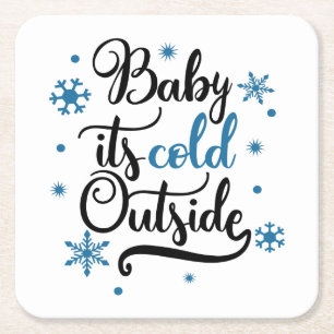 Dessous De Verre Carré bébé son extérieur froid