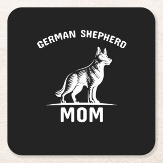 Dessous De Verre Carré Beekeeper Art German Shepherd Mommy