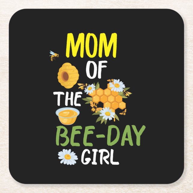 Dessous De Verre Carré Beekeeper Art Maman Of The Bee Day Girl 2 (Devant)