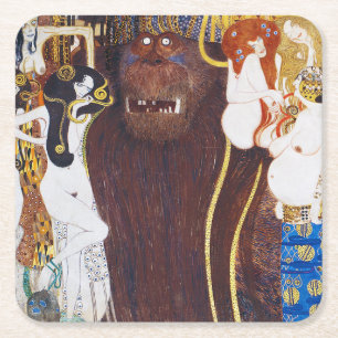 Dessous De Verre Carré Beethoven Frieze (détail), Gustav Klimt