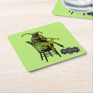 Dessous De Verre Carré Beetlejus   Le dendroctone en fauteuil